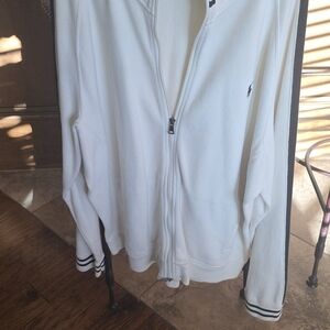 Polo by Ralph Lauren Off-White Zip-Up Sweater